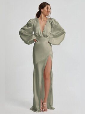 Studio Lexi India Gown in Sage Green